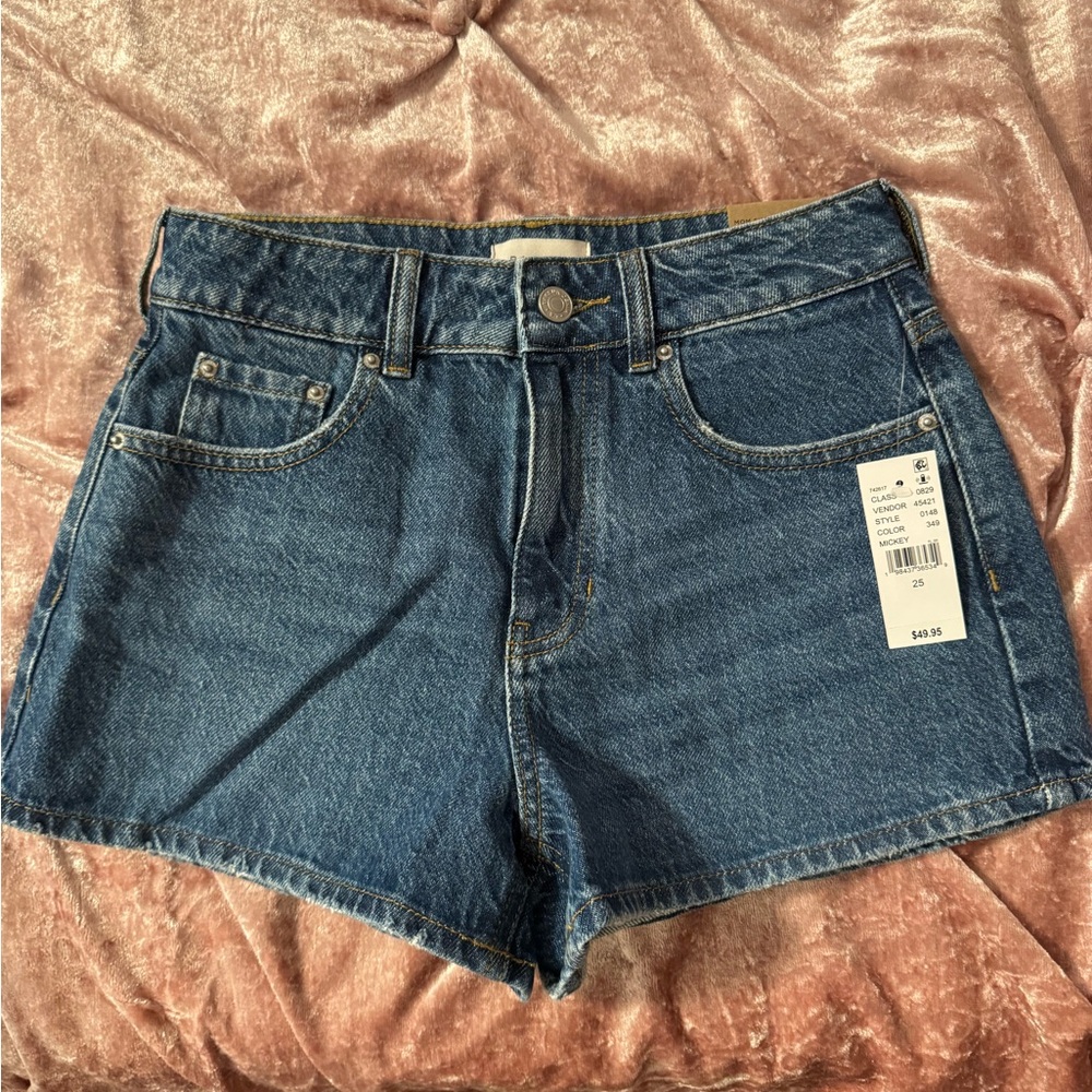 PacSun Dark Blue Denim Jean Shorts